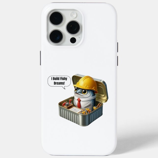 Funda De Case-Mate Para iPhone  Ingeniero Sardina de Taller Divertido (Reverso )