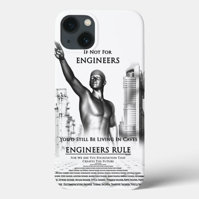 Funda De Case-Mate Para iPhone Ingenieros Mandan (Reverso)