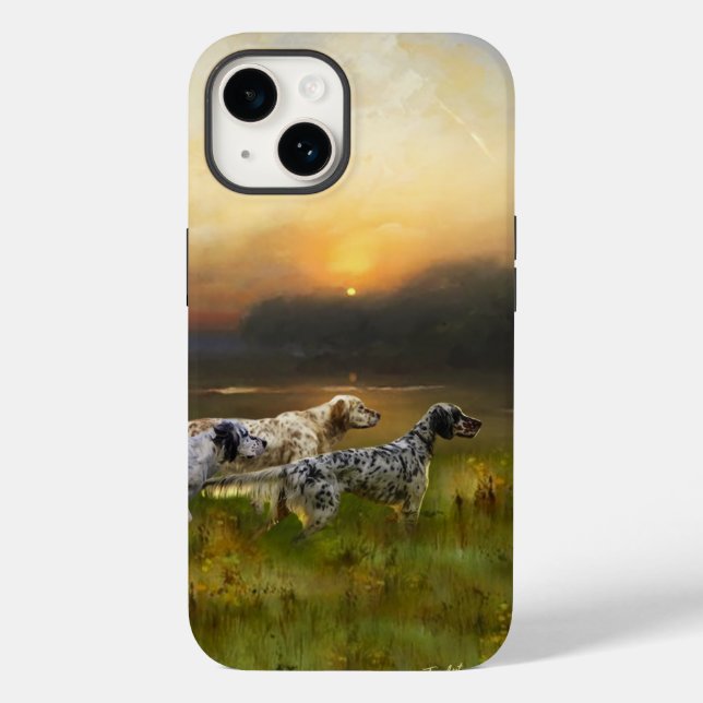 Funda De Case-Mate Para iPhone Inglés Setter (Reverso )