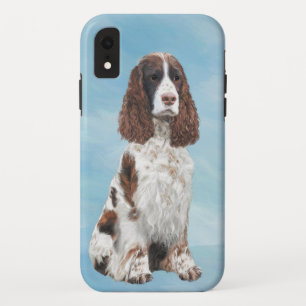 Funda Para iPhone XR Inglés Springer Spaniel Pintura Original Perro Art