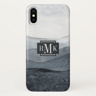 Funda Para iPhone X Inicial   Blustering Gray Valley