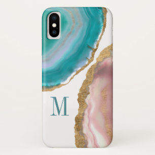 Funda Para iPhone X Inicial   Gem Stones I