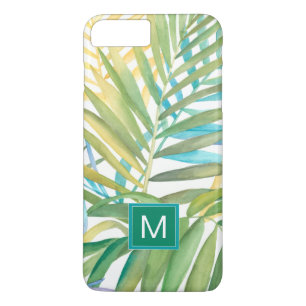 Funda Para iPhone 8 Plus/7 Plus Inicial Hojas tropicales de palma