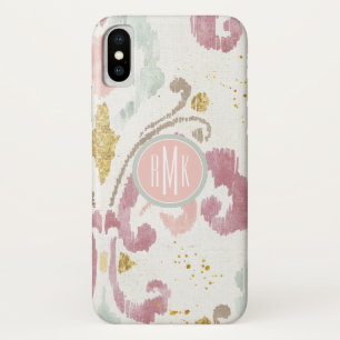 Funda Para iPhone X Inicial  Patrón de deceno suave