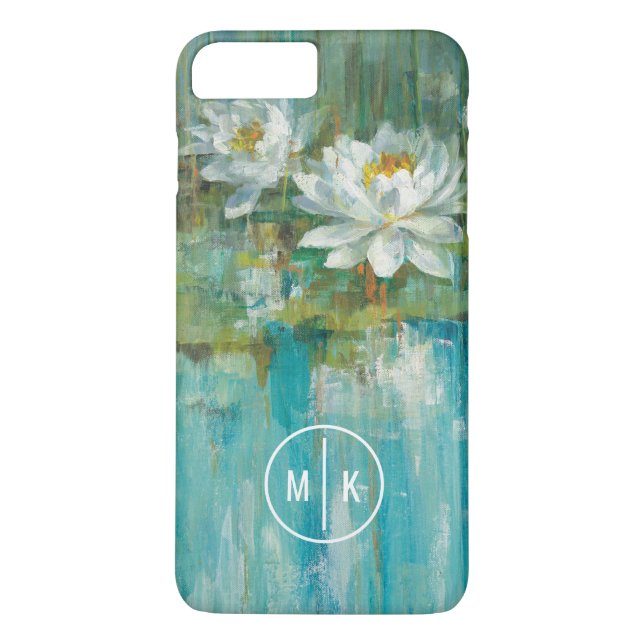 Funda De Case-Mate Para iPhone Inicial| Pestón lirio de agua (Reverso)