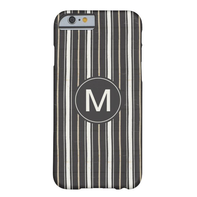 Funda De Case-Mate Para iPhone Inicial| Rótulos simples paso dos (Reverso)