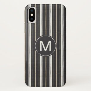 Funda Para iPhone X Inicial  Rótulos simples paso dos