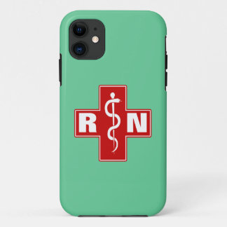 Funda Para iPhone 11 Iniciales de la enfermera