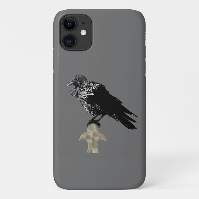 Funda De Case-Mate Para iPhone Inked Raven (Reverso)