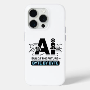 Funda Para iPhone 15 Pro Innovación digital Ciencia de la computación Arte