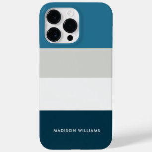 Funda Para iPhone 14 Pro Max De Case-Mate Inscripción editable Colorblock Franja Horizontal