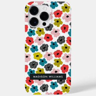 Funda Para iPhone 14 Pro Max De Case-Mate Inscripción editable Flores Funda-Mate Minimalista