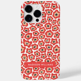 Funda Para iPhone 14 Pro Max De Case-Mate Inscripción editable Flores Funda-Mate Minimalista