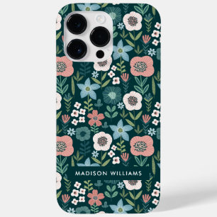 Funda Para iPhone 14 Pro Max De Case-Mate Inscripción editable Flores Funda-Mate Minimalista