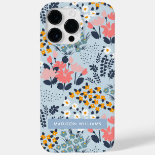 Funda Para iPhone 14 Pro Max De Case-Mate Inscripción editable Flores Minimalistas