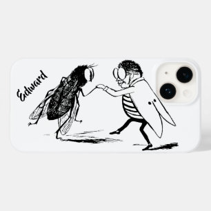 Funda Para iPhone 14 De Case-Mate Insectos antiguos bailando; Mosca azulada