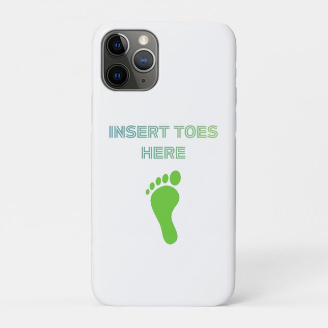 Funda De Case-Mate Para iPhone Insert Toes Here (Reverso)