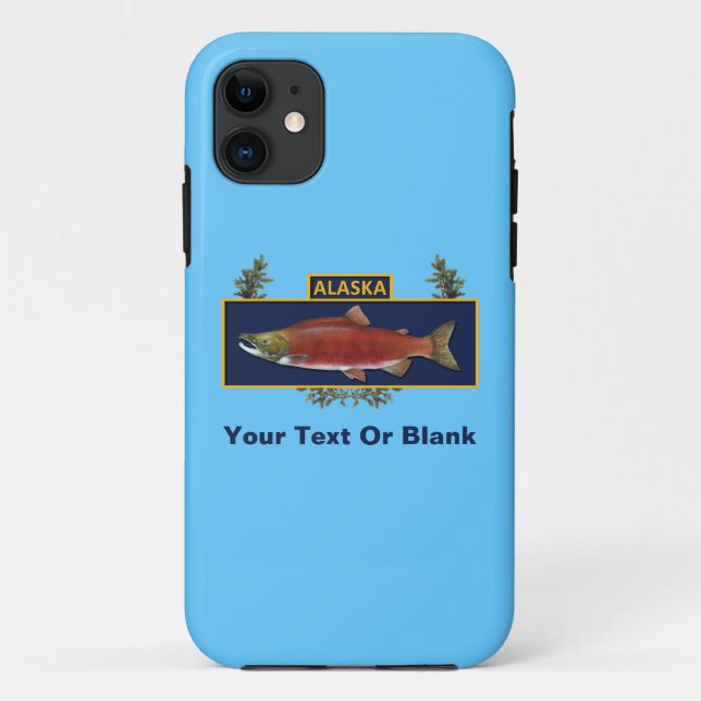 Funda De Case-Mate Para iPhone Insignia de pescador de combate Alaska (Reverso)