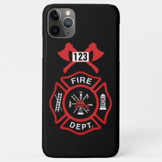 Funda Para iPhone 11 Pro Max Insignia del cuerpo de bomberos