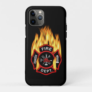 Funda Para iPhone 11 Pro Insignia llameante del cuerpo de bomberos