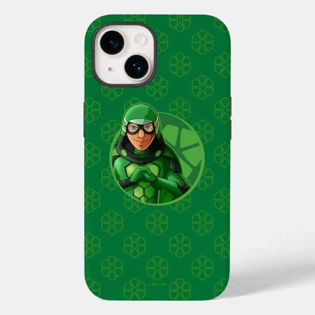 Funda De Case-Mate Para iPhone Insignia verde de Carapace (Reverso )