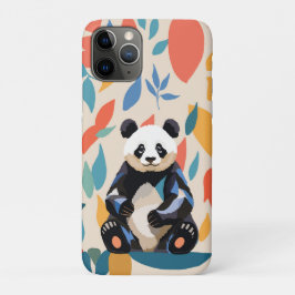 Funda Para iPhone 11 Pro Inspiración de Matisse de Oso de Panda Sitting col