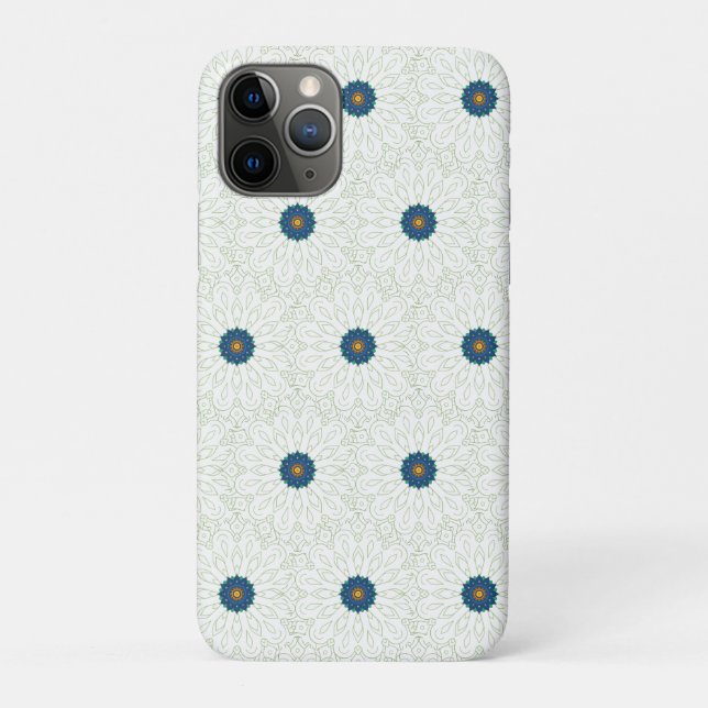 Funda De Case-Mate Para iPhone inspiración de pavo real (Reverso)