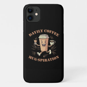 Funda Para iPhone 11 Inspiración Diaria de Taza de Café