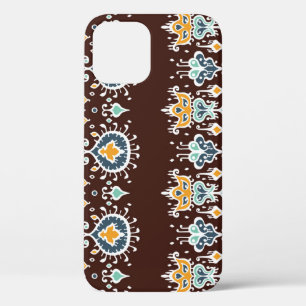 Funda Para iPhone 12 Inspiración Ikat: Elegancia Oriental