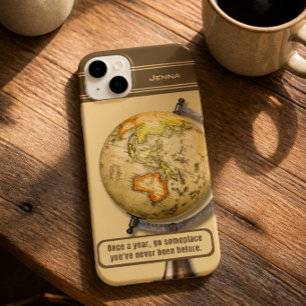 Funda Para iPhone 14 Plus De Case-Mate Inspiracional de Viajes Vintage y Personalizado