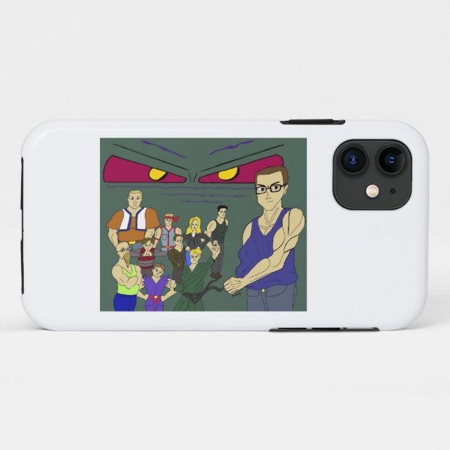 Funda De Case-Mate Para iPhone inspirado en el anime de compañeros de clase (Reverso (horizontal))