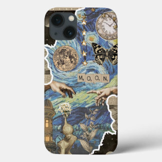 Funda Para iPhone 13 Inspirado en Van Gogh: Noche estrellada de la ciud