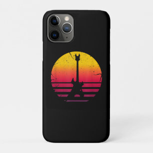 Funda Para iPhone 11 Pro Instrumento Guitar Sunset Electric Rock Music Love