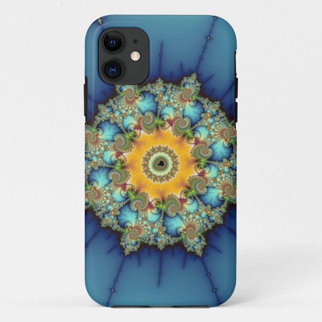 Funda De Case-Mate Para iPhone Insular - arte de Mandelbrot (Reverso)