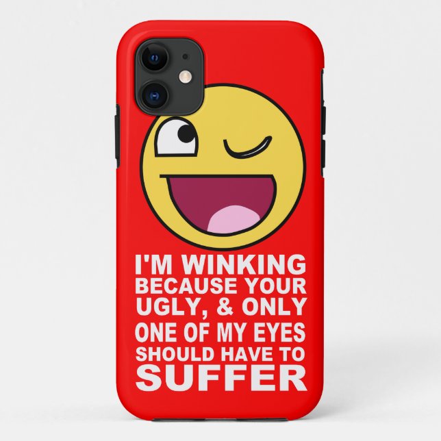 Funda De Case-Mate Para iPhone Insulto ofensivo al Winter porque es feo (Reverso)