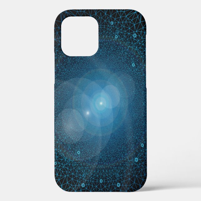 Funda De Case-Mate Para iPhone Inteligencia artificial de polígonos (Reverso )