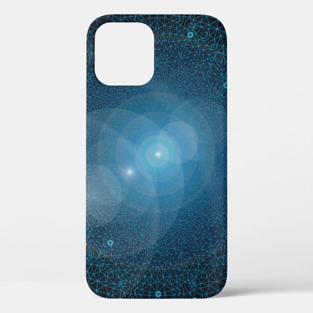Funda De Case-Mate Para iPhone Inteligencia artificial de polígonos (Reverso )