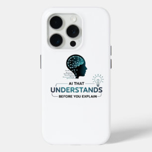 Funda Para iPhone 15 Pro Inteligencia Artificial Smart Tech Design