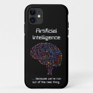 Funda Para iPhone 11 Inteligencia artificial vs cosas reales