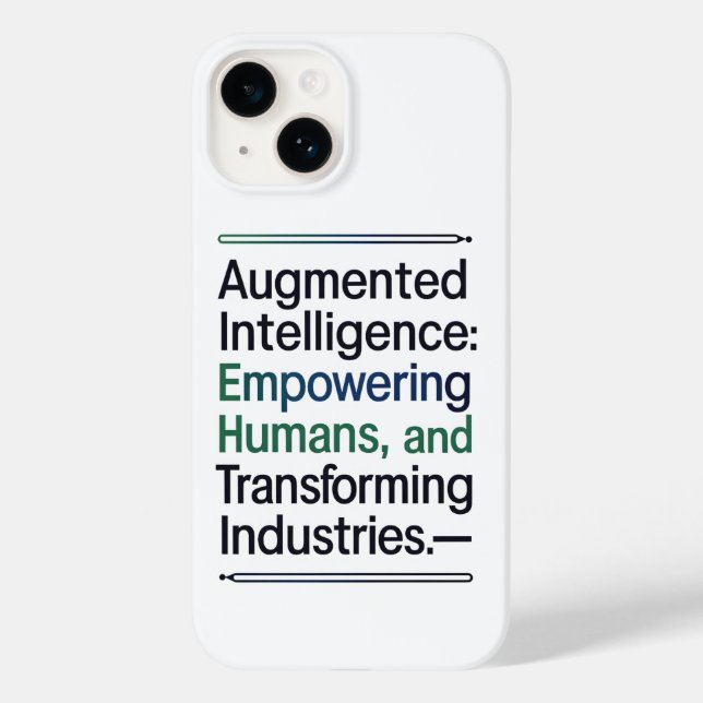 Funda De Case-Mate Para iPhone Inteligencia Aumentada - Empoderando a los humanos (Reverso )