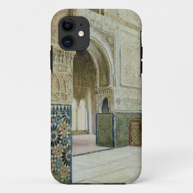 Funda De Case-Mate Para iPhone Interior de Alhambra, Granada (w/c) (Reverso)