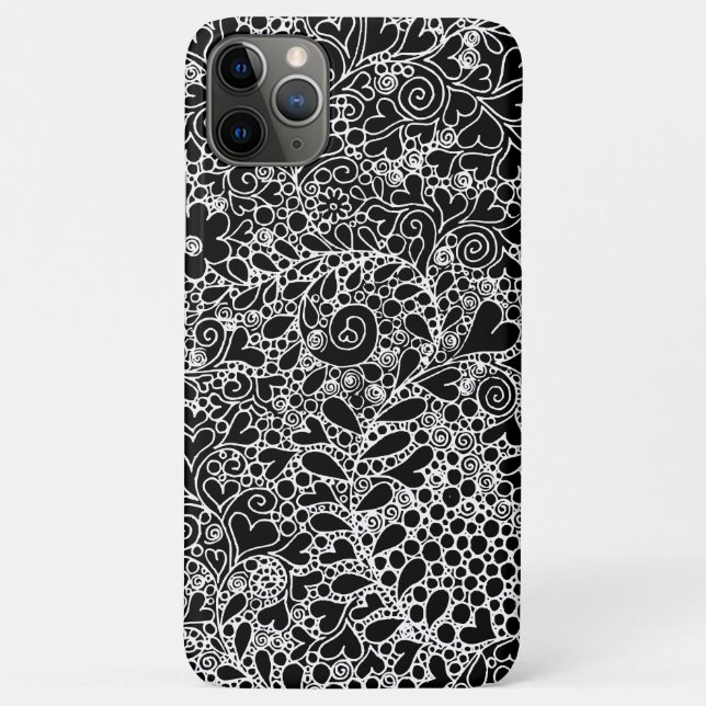Funda De Case-Mate Para iPhone Intricate Floral Design iPhone / iPad case (Reverso)