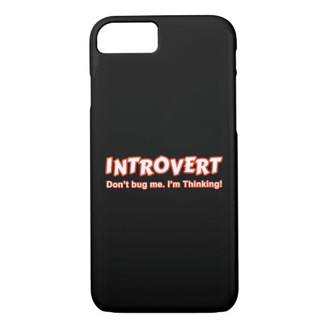 Funda De Case-Mate Para iPhone Introvert - No me engañes, estoy pensando (Reverso)