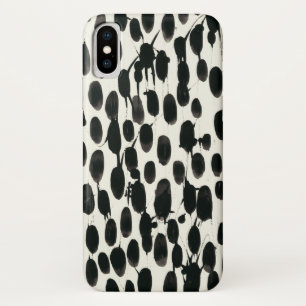 Funda Para iPhone X Invariable I   Acuarela negra