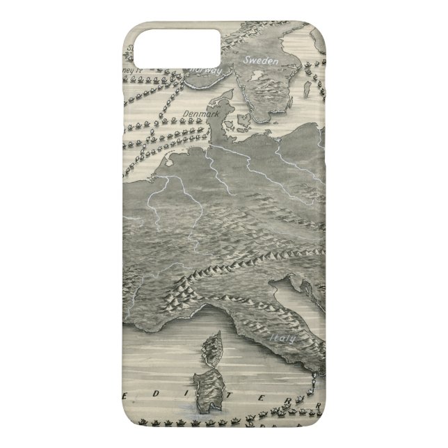 Funda De Case-Mate Para iPhone Invasiones nórdicas (Reverso)
