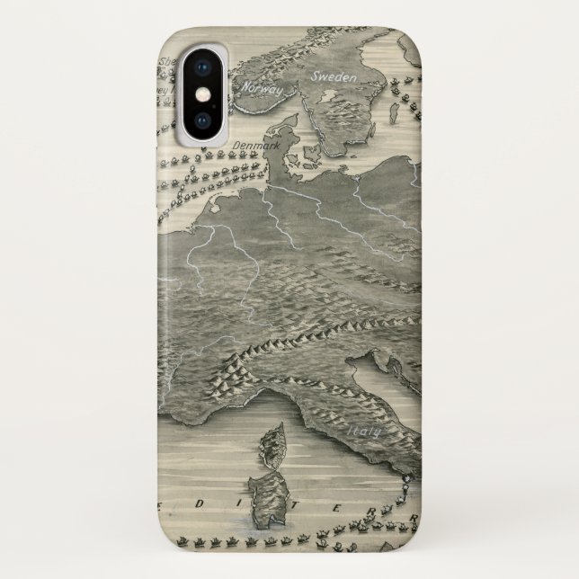 Funda De Case-Mate Para iPhone Invasiones nórdicas (Reverso)