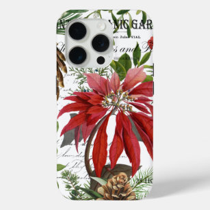 Funda Para iPhone 15 Pro Invernadero moderno del vintage floral