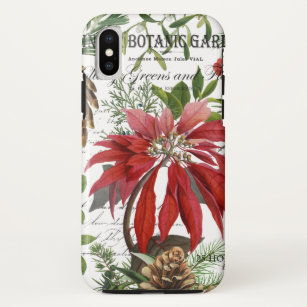 Funda Para iPhone XS Invernadero moderno del vintage floral