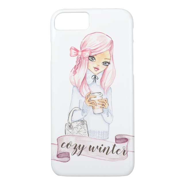 Funda De Case-Mate Para iPhone invierno acogedor (Reverso)