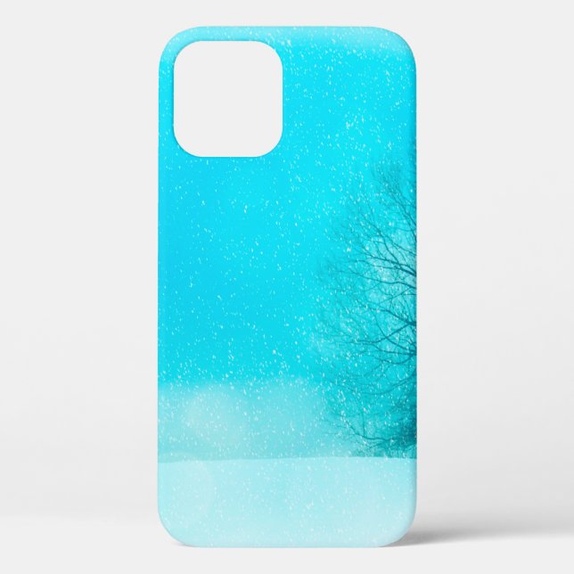 Funda De Case-Mate Para iPhone Invierno de fondo de textura (Reverso )